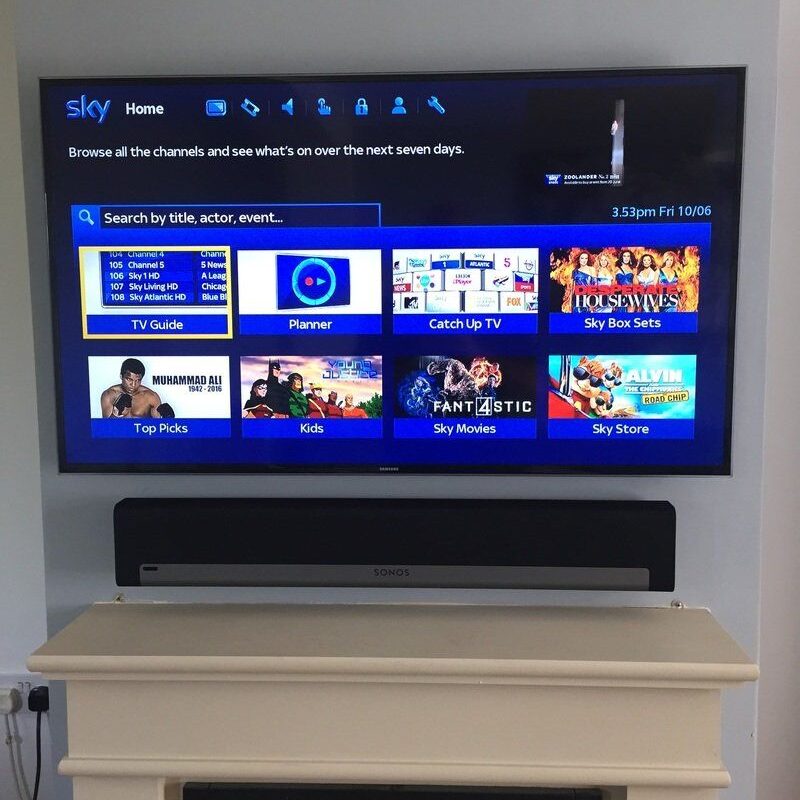 TV Wall Mount and Sonos Soundbar
